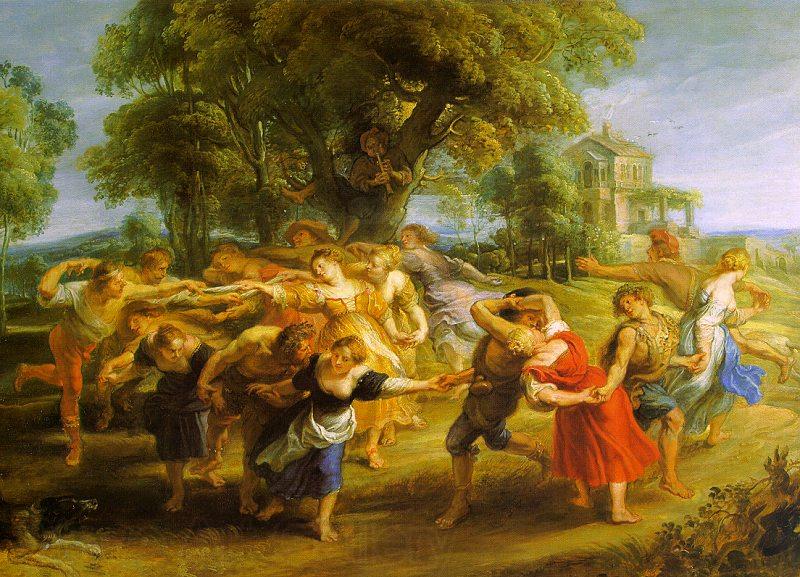 Peter Paul Rubens A Peasant Dance France oil painting art